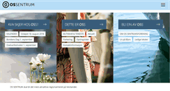 Desktop Screenshot of ossentrum.no